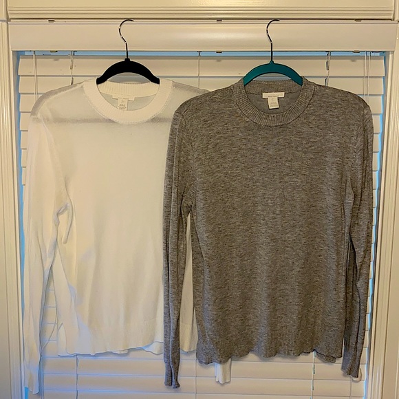 TWO FOR ONE H&M LONG SLEEVE SHIRTS/SWEATERS - Picture 1 of 7
